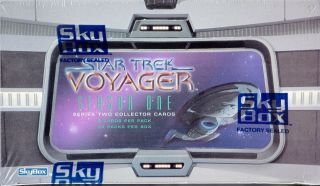 Star Trek Voyager Season One 1 Series Two 2 1996 Trading Card Box 36 Pack