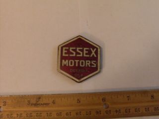 Essex Motors Radiator Emblem Badge Ornament Enamel