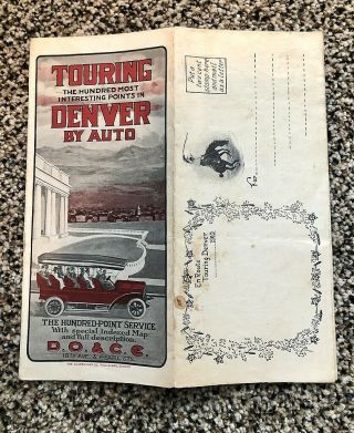 Denver Omnibus & Cab Co.  Brochure Colorado 1910