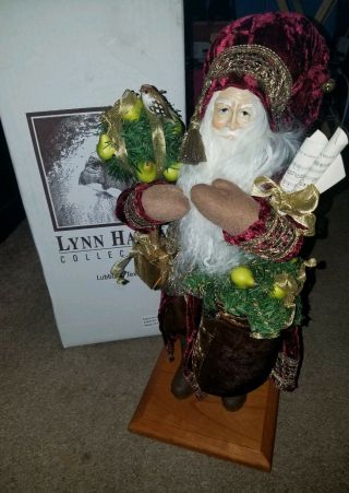 Lynn Haney Signed Christmas Santa 18 " Santa Claus Style 1518 - 1998