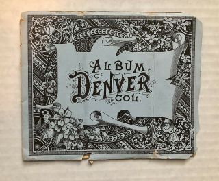 1888 Denver Colorado Picture Album,  Kenwood Park Ad