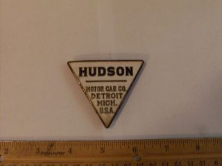 Hudson Radiator Emblem Badge Ornament Enamel