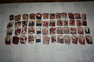 Vintage Deck Of Japanese Hanafuda Playing Cards.  Koi Koi Two Complete Decks,