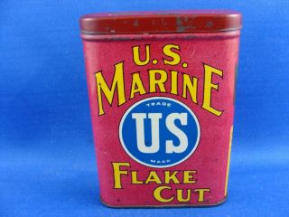 U.  S.  Marine Flake Cut Tobacco Pocket Tin