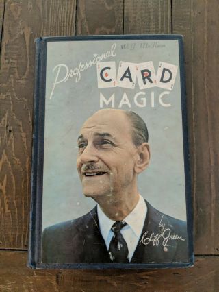 Professional Card Magic By Cliff Green