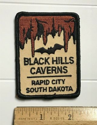 Black Hills Caverns Bat Cave Rapid City South Dakota Souvenir Embroidered Patch