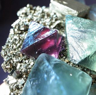 Huge Fluorite pyrite mineral specimen cluster quartz crystal healing 2