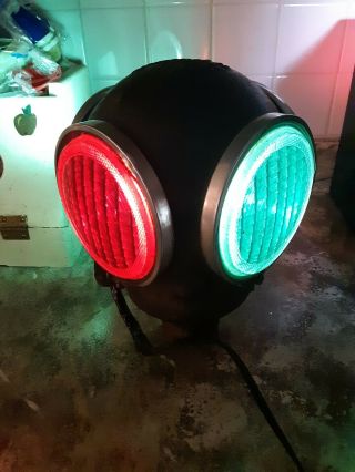 Norfolk And Western Railroad Lantern Light And Lights Up Inside Plug In