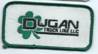 Dugan Truckline Llc Driver Patch Wichita,  Ks 2 X 4 1845
