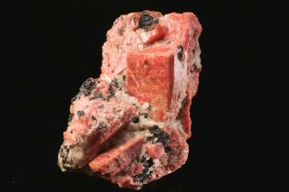 19th C.  Rhodonite Crystal Cluster FRANKLIN,  JERSEY - Ex.  Princeton 10