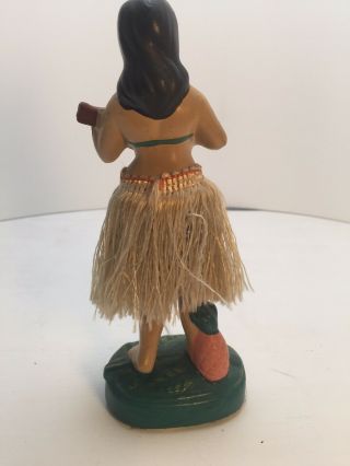 Vintage Hawaiian Hula Bobble Nodder Girl Doll Figurine Japan Aloha 2