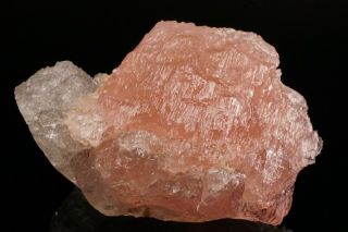 UNIQUE Etched Morganite with Goshenite Crystal URUCUM CLAIM,  BRAZIL 11