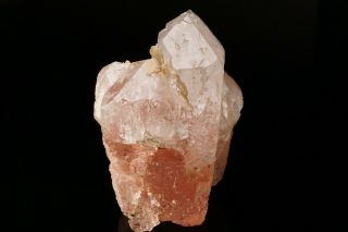 UNIQUE Etched Morganite with Goshenite Crystal URUCUM CLAIM,  BRAZIL 12