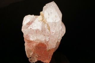 UNIQUE Etched Morganite with Goshenite Crystal URUCUM CLAIM,  BRAZIL 5