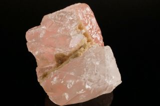 UNIQUE Etched Morganite with Goshenite Crystal URUCUM CLAIM,  BRAZIL 7