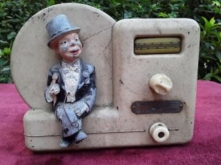 1930s Charlie Mccarthy Majestic Radio Restorable Or Rare Attic Find