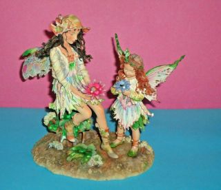 Rare Christine Haworth Faerie/ Fairy Leonardo Figurine Dew Gatherers Ltd Ed