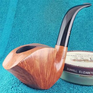 Radice Clear Collect Huge 7/8 Bent Sitter Italian Estate Pipe