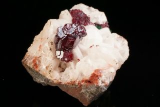 Old Cuprite On Calcite Crystal Bisbee,  Arizona - Ex.  Harvard