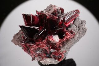 Erythrite Crystal Cluster BOU AZZER,  MOROCCO - Ex.  Pinch 8