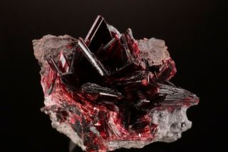 Erythrite Crystal Cluster BOU AZZER,  MOROCCO - Ex.  Pinch 9