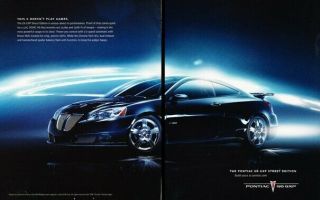 2008 Pontiac G6 Gxp 2 - Page Advertisement Print Art Car Ad K79