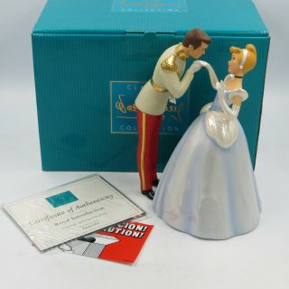 Disney Wdcc 4015614 " Royal Introduction " Prince,  Cinderella 9 " Figurine Box