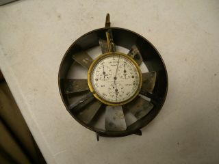 Antique Coal Mining,  Brass Anemometer,  Early 1900 