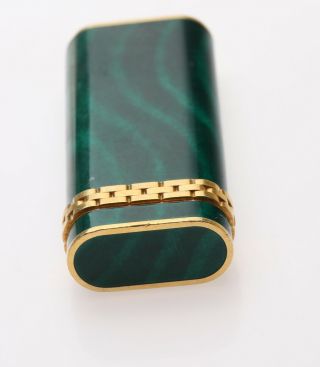 Cartier Paris Green Enamel & Gold Color Lighter 3