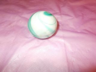 Vintage Turquoise Grooved Swirl Marble Gear Shift Knob 4