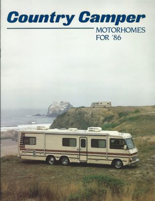 Motor Home Brochure - Country Camper - Mark V Models - 1986 (mh26)