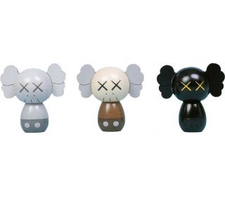 KAWS: HOLIDAY JAPAN Limited Kokeshi Doll Set (set Of 3) CONFIRMED ORDER 2
