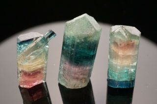UNIQUE Blue Cap Tourmaline Crystal Group SAPO MINE,  BRAZIL 9