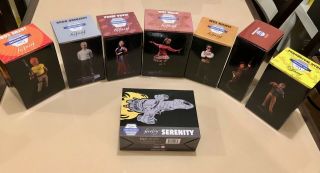 Firefly Loot Crate Mini Masters 8x Key Figures River Inara Shepherd Serenity