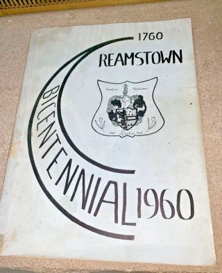 1960 Reamstown Pennsylvania Bicentennial Book 200 Pages