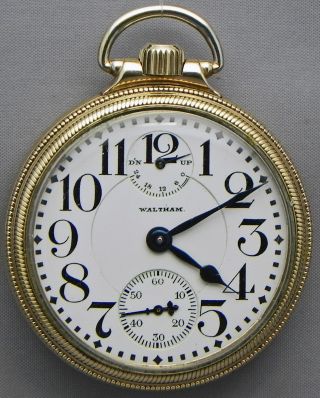 Truly Waltham 23 Jewel Wind Indicator Rr Grade Pw - In Just Great Shape