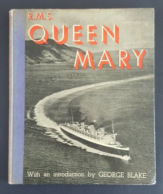 Rms Queen Mary 1936 Stewart Bale Photographic Book Cunard White Star Line