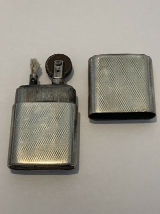 Howitt Gents Solid Silver 1942 Engine Turned Pocket Lighter Smoking Sheffield 4