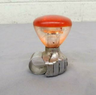 Vintage Casco Orange Resin And Metal Steering Wheel Spinner Suicide Knob