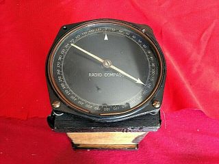 Scarce Douglas Dc - 4 Airliner - Remote Receiving Compass Unit - In Great Shape.