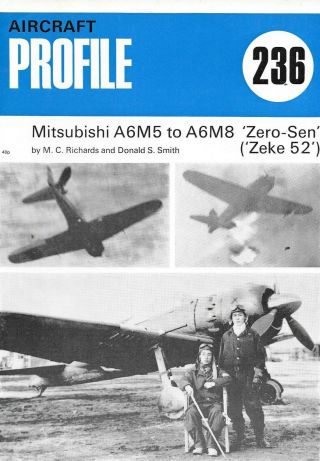 Aircraft Profile No.  236 Mitsubishi A6m5 To A6m8 Zero Sen