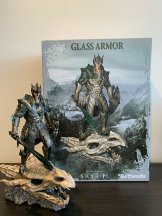 Gaming Heads Skyrim Glass Armor Statue