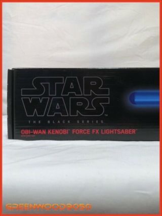 Hasbro Star Wars Black Series Obi - Wan Kenobi Force Fx Lightsaber -