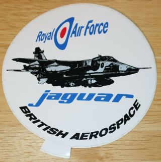 Old Raf Royal Air Force Sepecat Jaguar British Aerospace Sticker