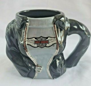 Harley Davidson All American Legend Women Torso With Jacket Coffee Mug Year 2000