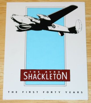 Old Raf Royal Air Force Avro Shackleton 40th Anniversary Sticker