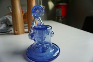 Heady one of a kind murtha glass recycler rig 3