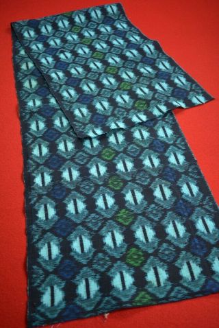 Zb32/95 Vintage Japanese Fabric Cotton Antique Boro Patch Indigo Blue Kasuri 57 "