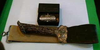 Vintage Razor - - Antique Griffon Razor - - In Box; Razor Blade And Strop