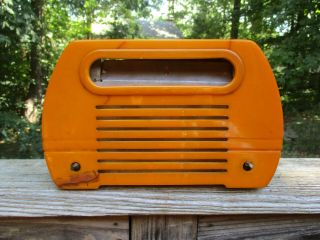Fada 652 Temple Butterscotch Bakelite Catalin Radio 1946 " Only "